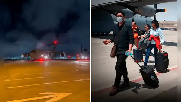 Llegó el primer vuelo con 34 peruanos deportados desde Estados Unidos al país