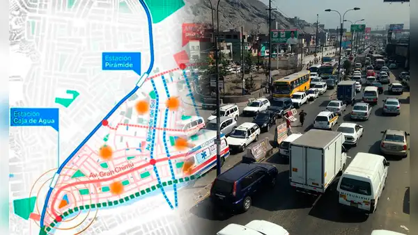 El megaproyecto vial que promete reducir el tráfico en San Juan de Lurigancho con conexión al Metro de Lima