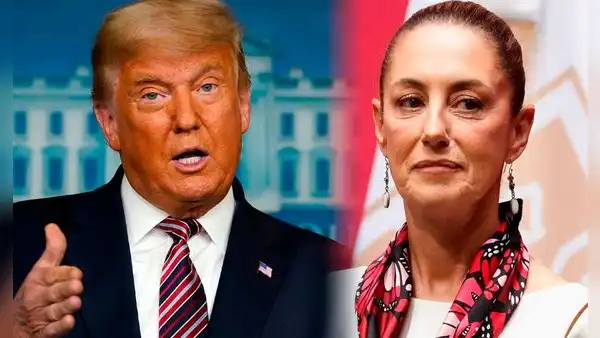 Trump suspende aranceles a México por un mes tras "muy amistosa" conversación con Claudia Sheinbaum