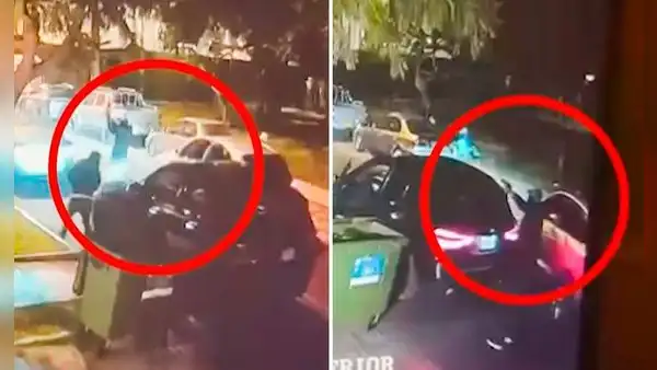 Vecinos trataron de frustar robo en exclusiva zona de Miraflores, pero delincuentes armados los amenazan con disparar y huyen con botín