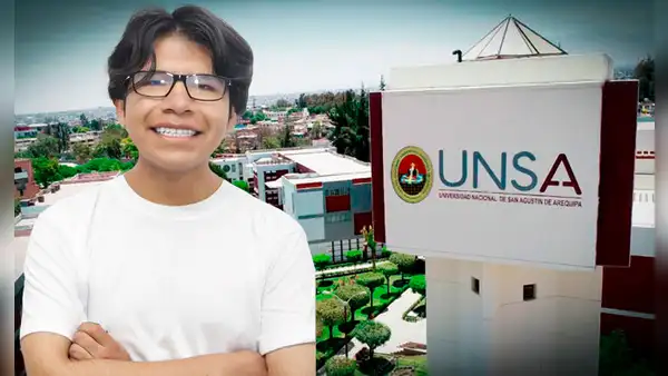 Joven logra primer puesto en la UNSA con puntaje casi perfecto y sorprende con su esfuerzo: “No dormí una semana”