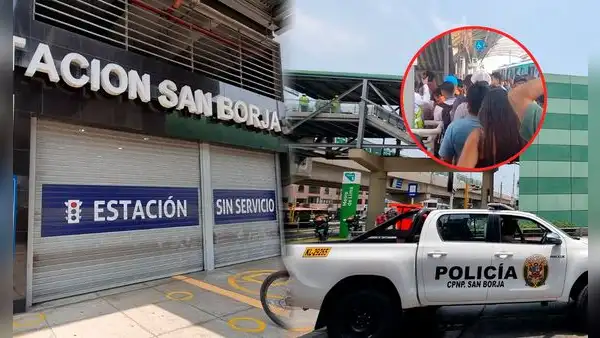 Hombre fallece dentro de estación San Borja de la Línea 1 del Metro: Cabitos y Angamos cerradas tras incidente