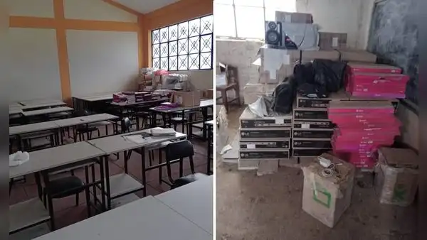 Colegio en Piura lleva 6 años sin luz por obra inconclusa: más de 120 escolares no pueden usar computadoras ni tablets