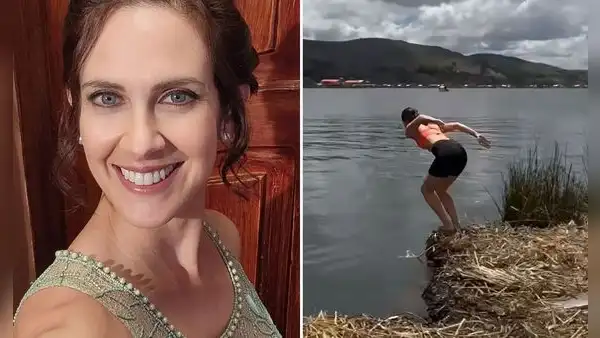 Emilia Drago se lanzó al lago Titicaca y sorprende a usuarios: “Ni los puneños”