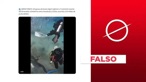 Video no corresponde al reciente terremoto de 7,6 grados en el mar Caribe