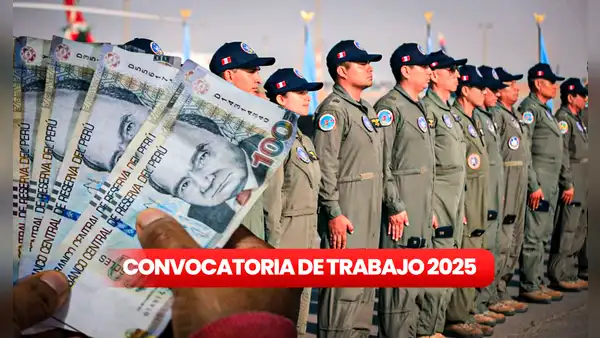 Fuerza Aérea del Perú ofrece empleos con sueldos desde S/3.000 para personas con secundaria o título universitario
