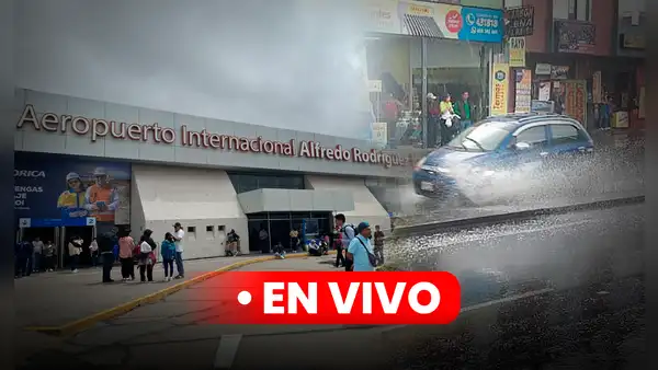 Lluvias en Arequipa HOY EN VIVO: cancelan vuelos, calles inundadas y pronóstico para los próximos días