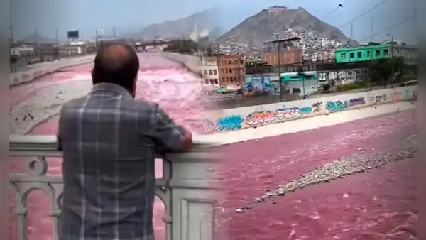 ¿Qué ocasionó que el río Rimac se tiña de rojo? Detectaron residuos altamente contaminantes en Ate: eran utilizados como desagüe