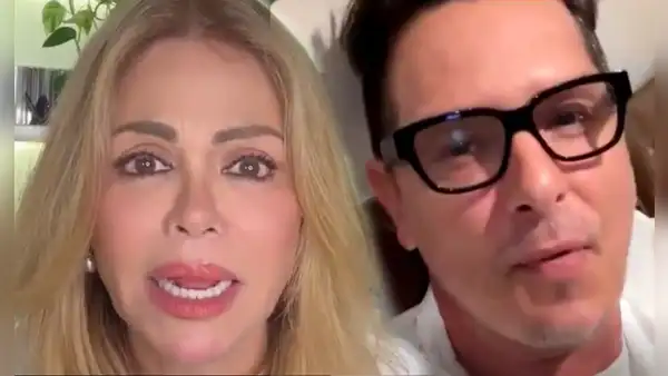 Gisela Valcárcel sufre percance en vivo y pide ayuda de Cristian Rivero en su transmisión: "¡Entra y sálvame!"