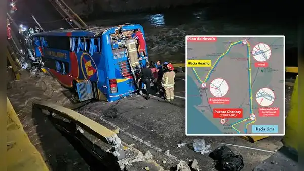 Fatal colapso del puente de Chancay: Norvial anuncia plan de desvío vehicular en la Panamericana Norte
