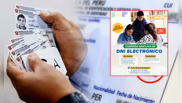¿Cómo obtener tu DNI electrónico gratis este 18 de febrero? aquí los requisitos y lugares de atención para ser beneficiario