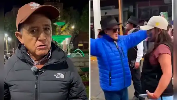 Alcalde de Huaraz lanza comentario sexista a reportera durante carnaval