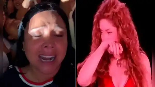 Tula Rodríguez rompe en llanto en pleno concierto de Shakira en Lima al cantar 'Antología': "No sé vivir sin su amor"