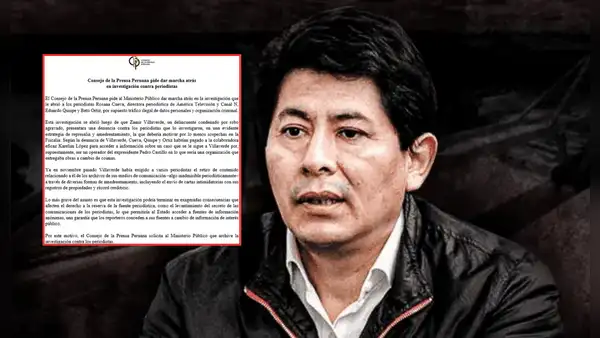 CPP pide al Ministerio Público archivar investigación contra periodistas denunciados por el condenado Zamir Villaverde