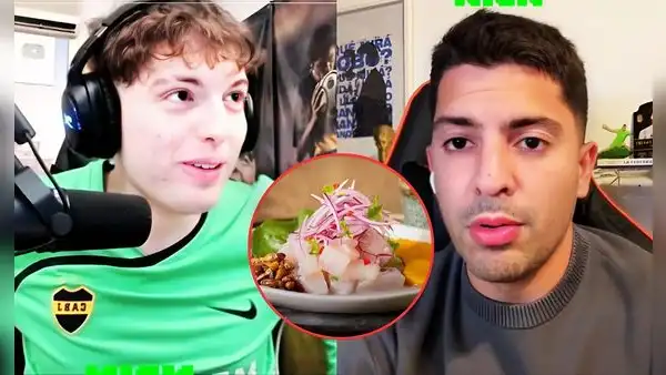 Gaston Edul, periodista y streamer argentino, sorprende a Davoo Xeneize por su conocimiento sobre la comida peruana: "Es la mejor de Sudamérica"