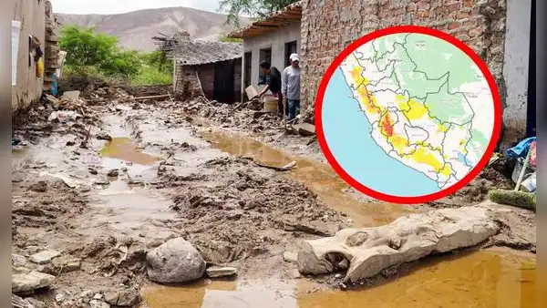 Senamhi emite alerta roja por huaicos: Lima y 6 regiones en peligro de activación de quebradas por lluvias intensas