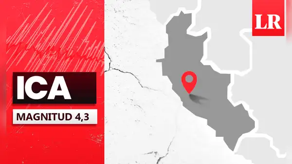Temblor de magnitud 4,3 se sintió en Ica esta noche, según IGP