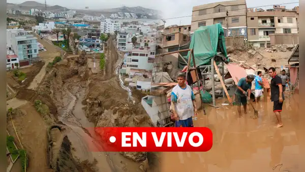 Lluvias y huaicos en Perú: desborde de ríos y bloqueos en la Panamericana Sur