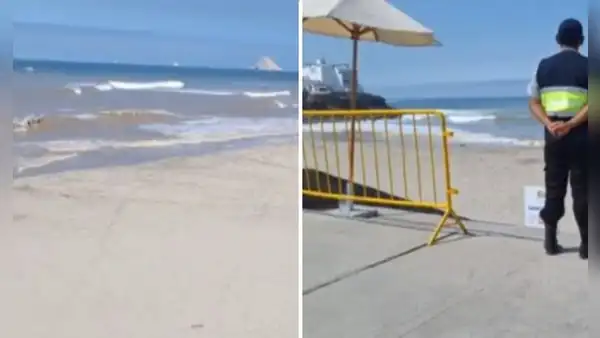 Cierran temporalmente playas La Isla y Norte tras caída de huaico en Punta Hermosa: "Dejó el mar de color marrón"