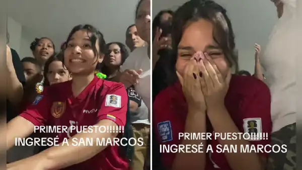 Joven de Venezuela ingresa a la UNMSM en primer puesto y conmueve en redes: "Mis papás lucharon por esto"