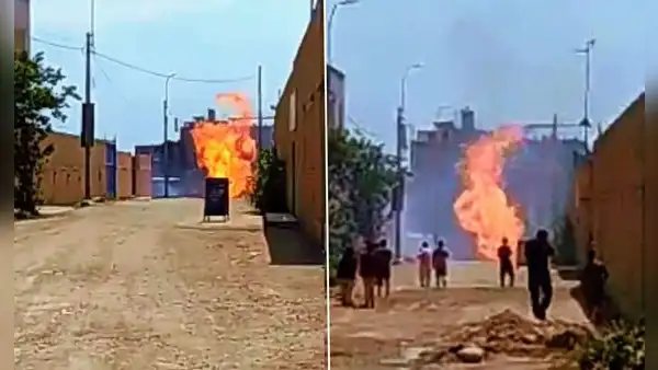 Reportan fuga de gas cerca de la avenida Ramiro Prialé, en Lurigancho-Chosica
