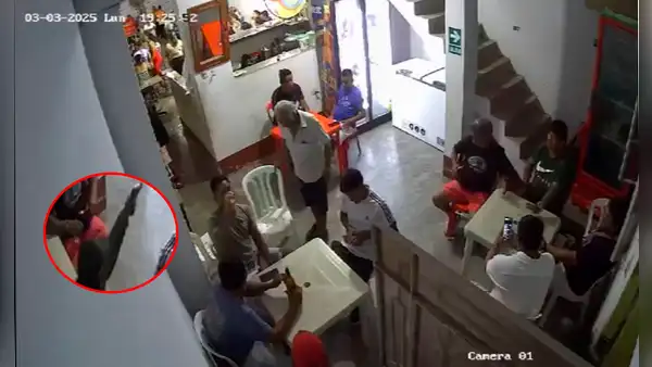 Piura: sujeto causa pánico tras abrir fuego a quemarropa en un restaurante en Sullana