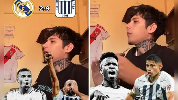 Tiktoker argentino comparó a jugadores de Alianza Lima con el Real Madrid y desata polémica: "Quevedo antes que Vinícius"