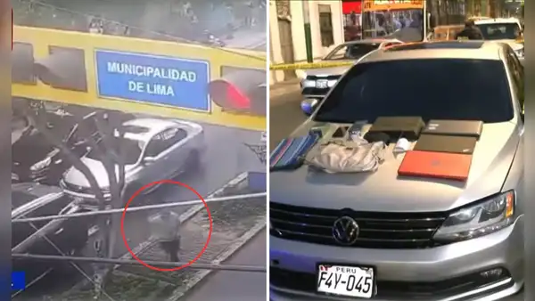 Autoridades recuperan auto abandonado en Lince tras persecución: ‘robacasas’ lograron huir