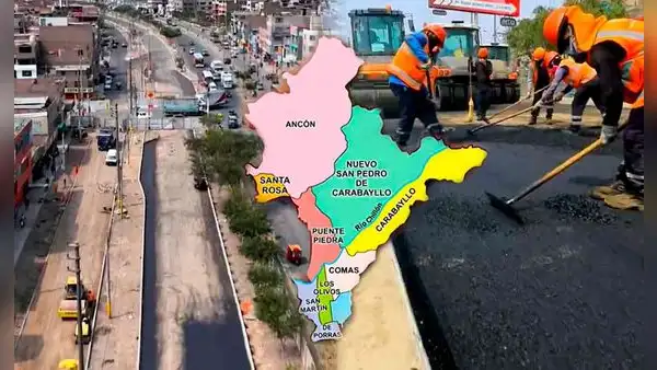 Renuevan 28 km de la avenida Túpac Amaru en Comas tras más de 20 años: obras viales prometen mejorar el tránsito en Lima Norte