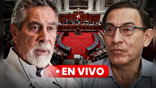 Martín Vizcarra y Francisco Sagasti EN VIVO: Comisión Permanente continúa debate por inhabilitación de expresidentes