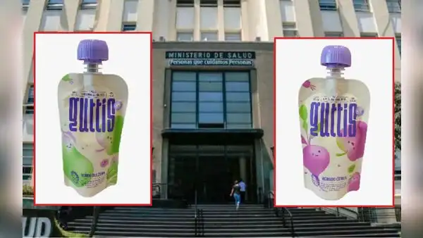 Minsa lanza alerta por presencia de plomo en algunos lotes del mix de puré de frutas de la marca Guttis