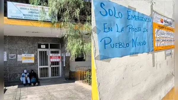 Susalud cierra temporalmente Hospital Regional de Ferreñafe por riesgo de colapso