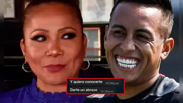 Marisol le confesó en chats sus sentimientos a Christian Cueva con romántico mensaje: "Hubiese luchado por hacerte feliz"