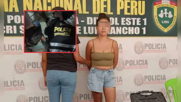 Cae la 'Muñeca Brava' de San Juan de Lurigancho: con arma, explosivo y hasta un chaleco policial fue capturada