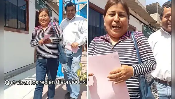 Peruanos firmaron su divorcio y usuarios notan singular detalle: "Más felices que cuando se casaron"