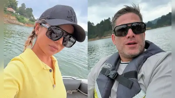 Susana Alvarado comparte video de su viaje a Colombia y usuarios notan romántico gesto a Paco Bazán: “Le mandó un beso”