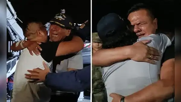 Así fue la emotiva llegada a tierra del pescador peruano perdido en el mar por 95 días: "No quería morir"