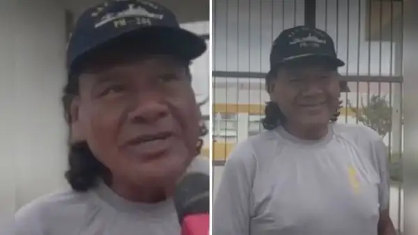 Pescador que naufragó durante 95 días cuenta cómo sobrevivió: "He comido pájaros, tortugas y hasta cucarachas"