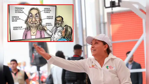 Las operaciones de Dina Boluarte: la Carlincatura relaciona los favores políticos hechos por la presidenta por cirugías estéticas