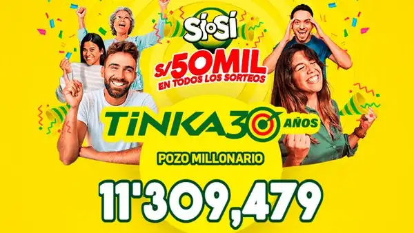 Resultados de La Tinka del domingo 16 de marzo: revisa los números ganadores, premios y el Pozo Millonario