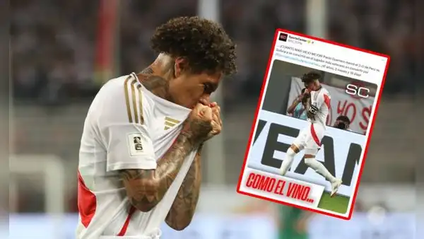 Prensa internacional se rinde ante Paolo Guerrero tras su golazo con Perú a los 41 años: "¡Cuanto más viejo, mejor!"