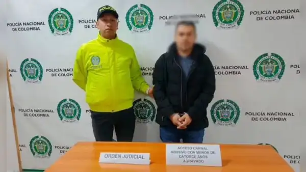 Capturan en Bogotá a hombre prófugo de EEUU por abusar de su hija durante 14 años