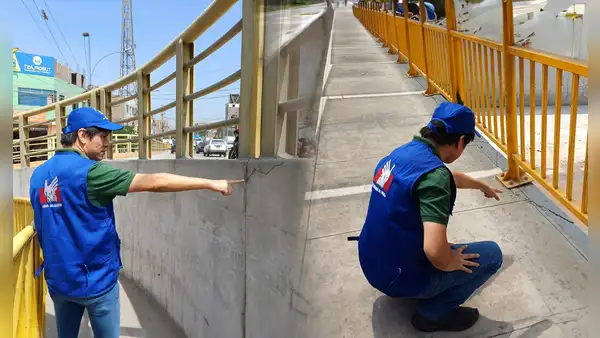 Defensoría alerta sobre grietas en puente Huaycoloro que une SJL con Huachipa y pide acciones urgentes a Emape