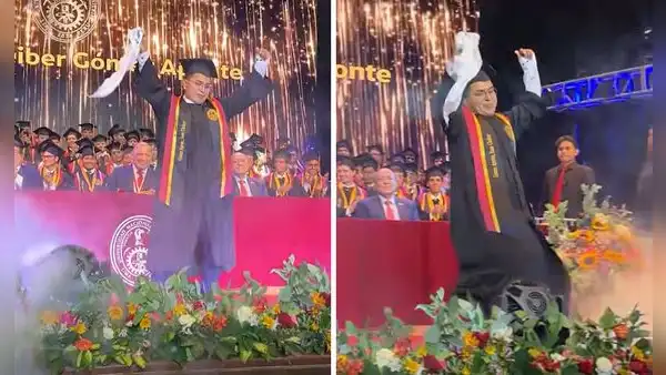 Joven peruano se graduó de la UNI al ritmo de huaylas: “Jamás olvidas tus raíces”