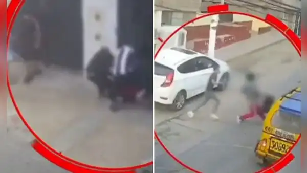 La ‘calle del terror’ en San Juan de Miraflores: escolares son golpeados por delincuentes tras salir del colegio