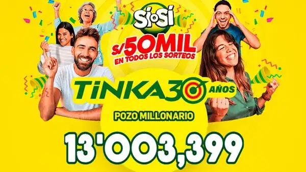 Resultados de La Tinka del domingo 30 de marzo: revisa los números ganadores, premios y el Pozo Millonario