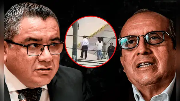 Nicanor Boluarte: revelan imágenes del hermano de la presidenta ingresando a oficina de abogado vinculado a Juan José Santiváñez