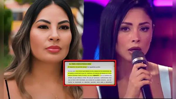 Pamela López le responde fuerte a Pamela Franco por pedido de rectificación: "Es su condición de amante"