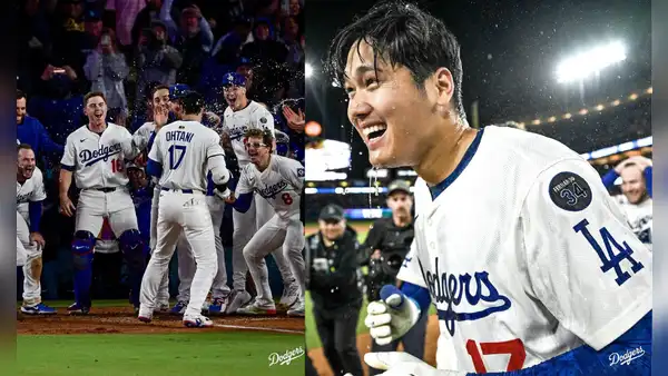 ¡Imbatibles! Dodgers rompen récord con inicio perfecto y el jonrón de Ohtani en su noche de "bobblehead"