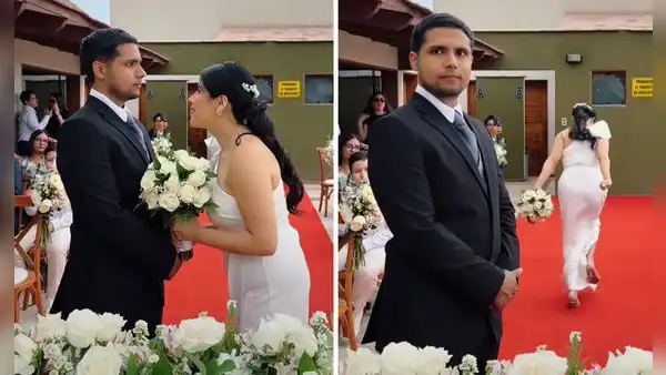 Peruana 'rechazó' a su novio en plena boda al estilo de la 'Novia de Bagua' y es viral: "No acepto"